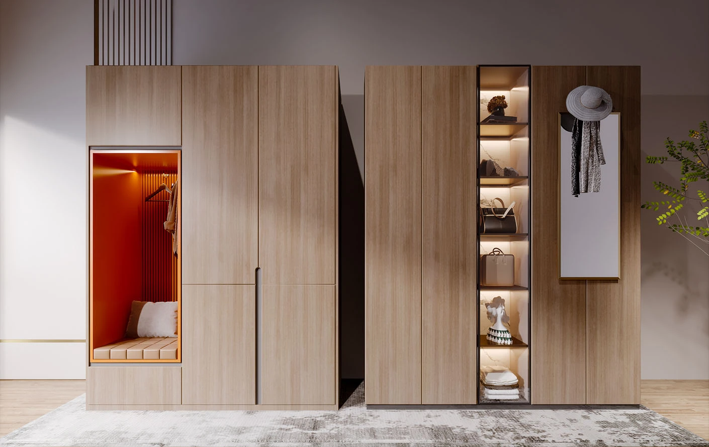 Utilitas tabulata facies melamine