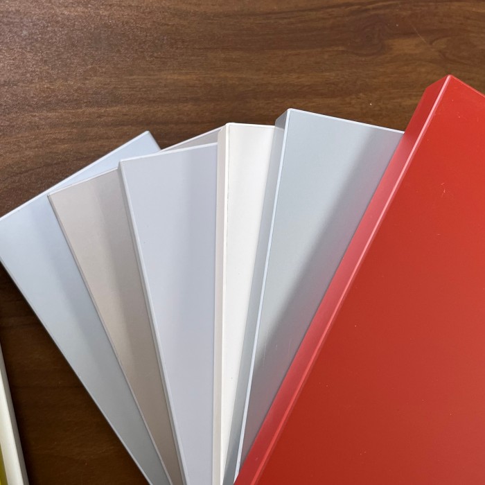 Diamond Edge Processed Acrylic Door Panels